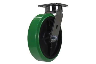 Vestil CST-FC47-8X2DT-S caster wheel shown from an alternate angle