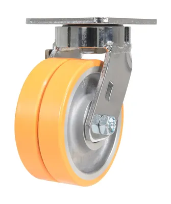 Vestil CST-FXE-5X2DSI-S Sirius Polyurethane Dual Swivel Caster
