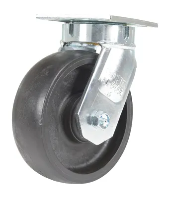 Vestil CST-HHD-6X2GFN-S caster wheel shown from an alternate angle