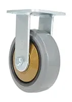 Vestil CST-KSM-6X2MR-R caster wheel shown from an alternate angle