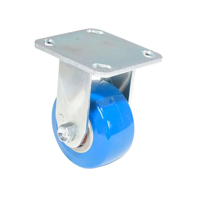 Vestil CST-PB-4X2PUA-R Polyurethane Precision Ball Bearing Rigid Caster (1)