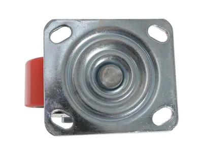 Vestil CST-VE-4X2PU-S caster wheel shown from an alternate angle