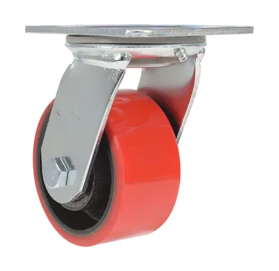 Vestil CST-VE-4X2PU-S caster wheel shown from an alternate angle