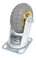 Vestil CST-VE-5X2FF-S caster wheel shown from an alternate angle