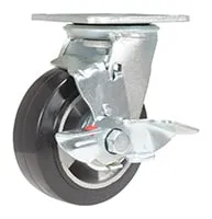 Vestil CST-VE-5X2MRA-SWB caster wheel shown from an alternate angle