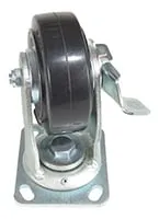 Vestil CST-VE-5X2MRA-SWB caster wheel shown from an alternate angle