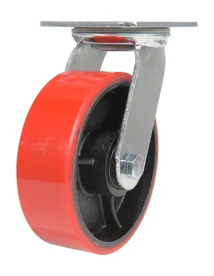 Vestil CST-VE-6X2PU-S Polyurethane Swivel Caster