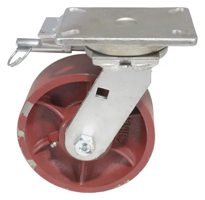 Vestil CST-VE-8X3DS-S Cast Iron-Steel Swivel Caster
