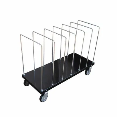 Vestil CTPT-1844-CK Steel Portable Carton Cart with Dividers