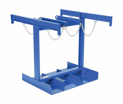 Vestil CYL-P-6 Steel Cylinder Caddy 6 Maximum Cylinders