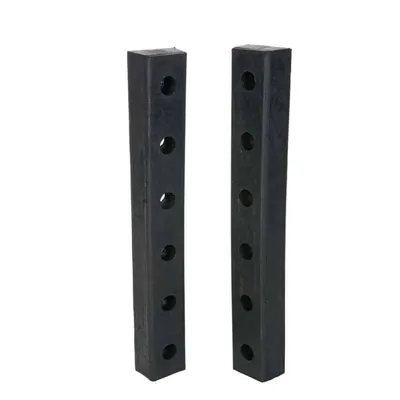 Vestil DBE-30-2 Hardened Molded Rubber Bumper