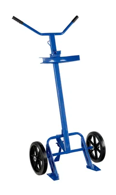 Vestil DBT-1200 Steel Barrel - Drum Truck with Rubber On Steel Wheels 1