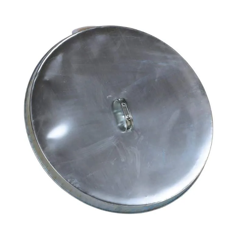 Vestil DC-245-H Galvanized Open Head Drum Cover with Handle