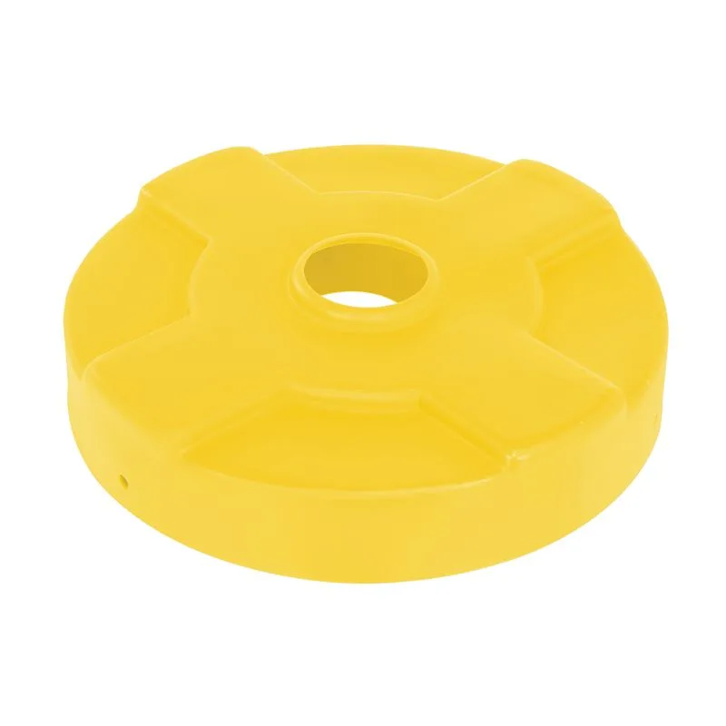 Vestil DC-P-30-CAN-YL Low-Density Polyethylene Drum Recycling Lid