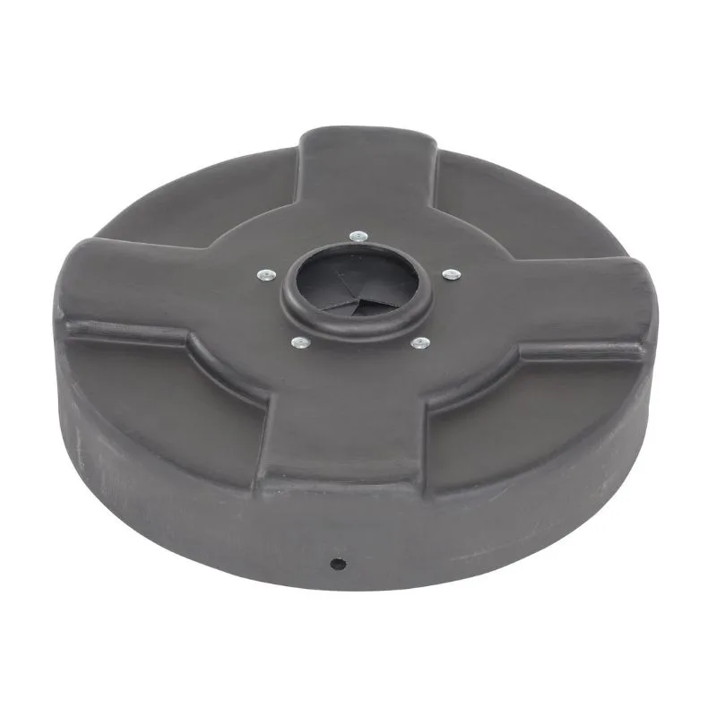 Vestil DC-P-30-CANF-BK Low-Density Polyethylene Drum Recycling Lid