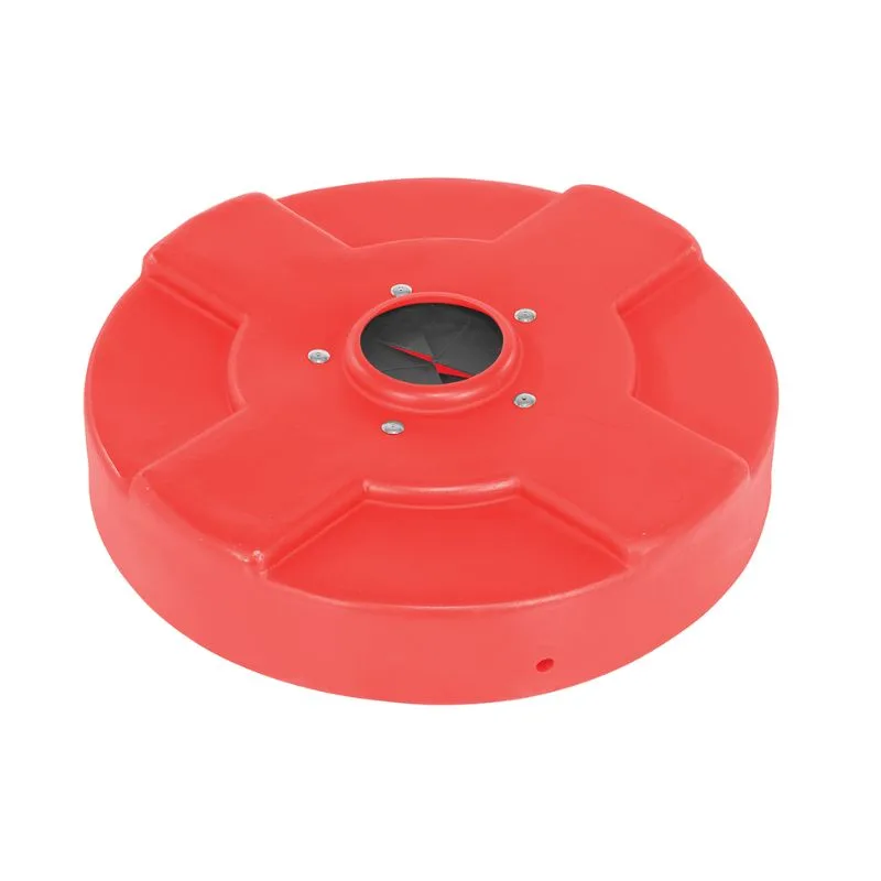 Vestil DC-P-30-CANF-RD Low-Density Polyethylene Drum Recycling Lid