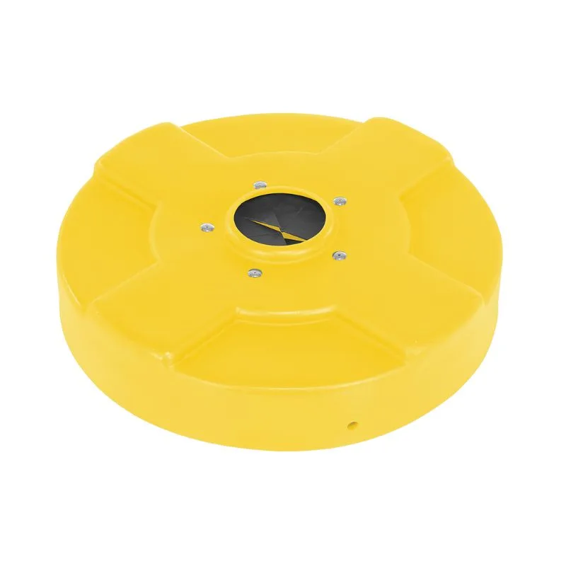 Vestil DC-P-30-CANF-YL Low-Density Polyethylene Drum Recycling Lid