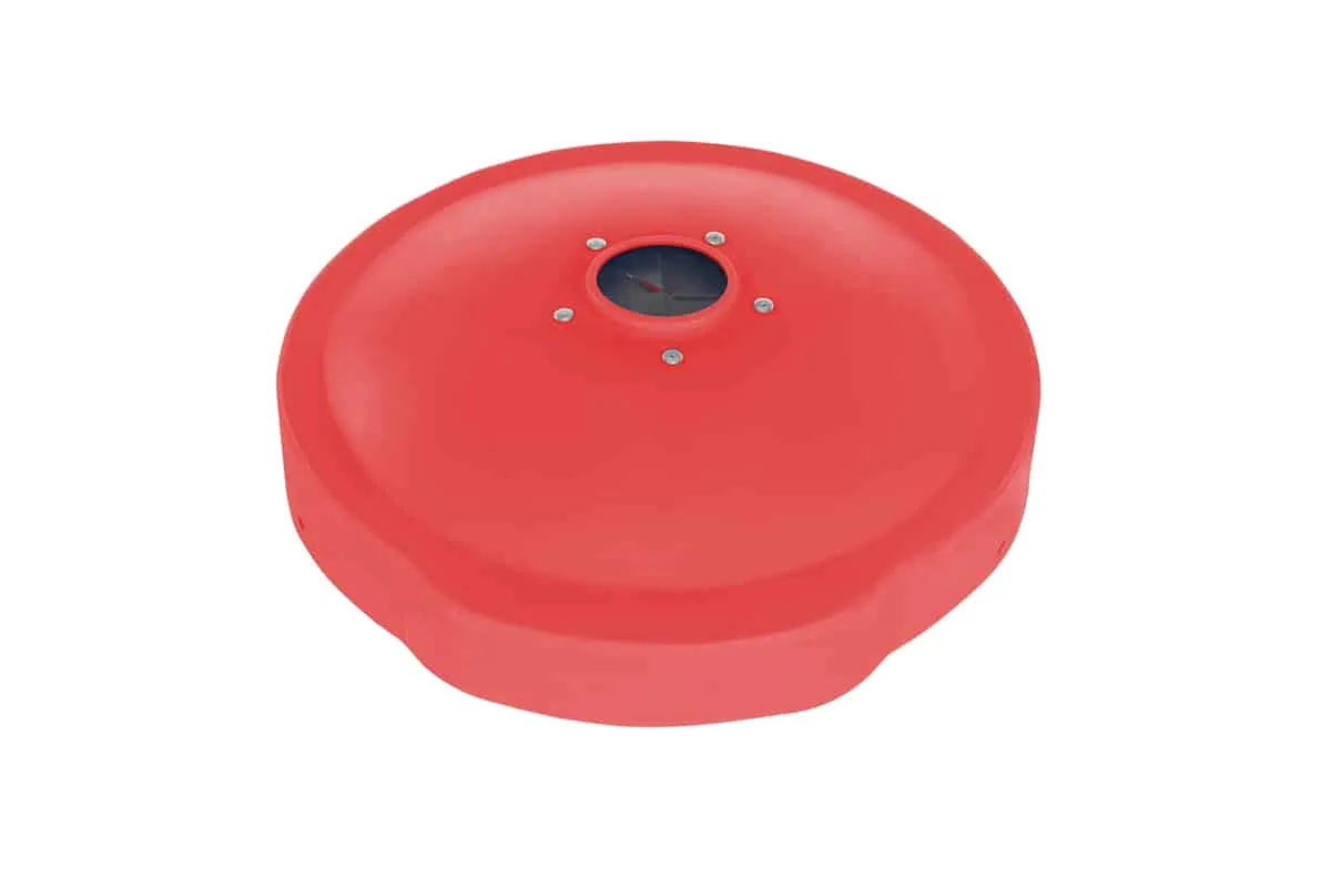 Vestil DC-P-55-CANF-UF-RD Polyethylene Drum Recycling Lid Universal