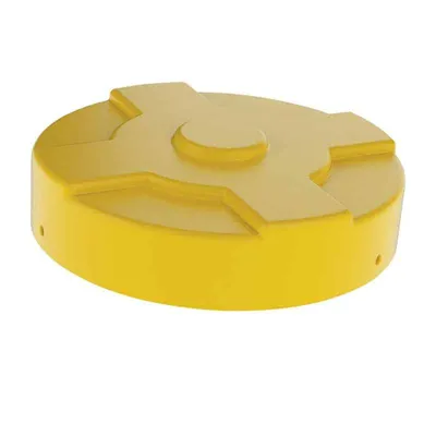 Vestil DC-P-55-YL Polyethylene Drum Cover