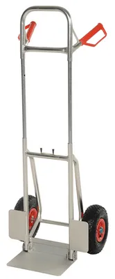 Vestil DHHT-250A-FD-PN Aluminum Fold Down Hand Truck with Pneumatic Wheels