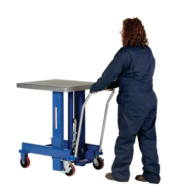 Vestil DIE-2430-DC-C lift table shown from an alternate angle