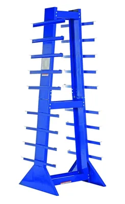 Vestil DSHZ-4 Steel Double Sided Horizontal Bar Rack