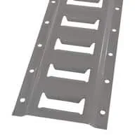 Vestil E-TRK-2-GY-6PK Steel E-Track 2