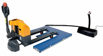 Vestil EHE-2 lift table shown from an alternate angle