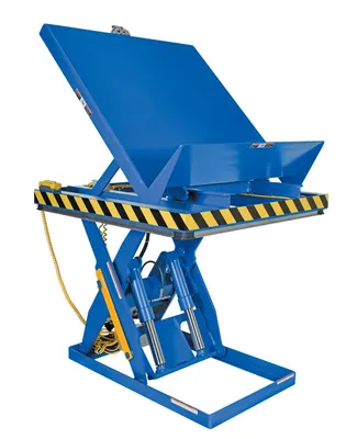 Vestil EHLTT-4848-4-47 LIFT &amp; END TILT SCISSOR TABLE 4K  48X48