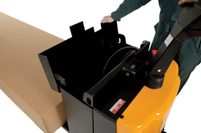 Vestil EPT-2796-45 pallet jack shown from an alternate angle