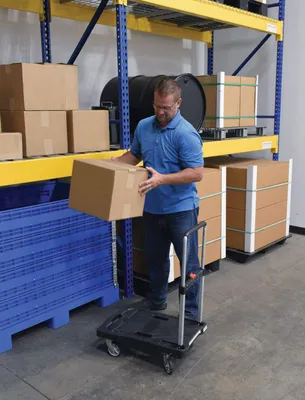 Vestil FF-FPT-1627 platform cart shown from an alternate angle