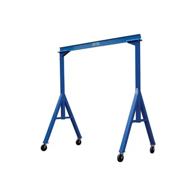 Vestil FHS-4-15 Steel Fixed Gantry Crane with Glass Filled Nylon Casters