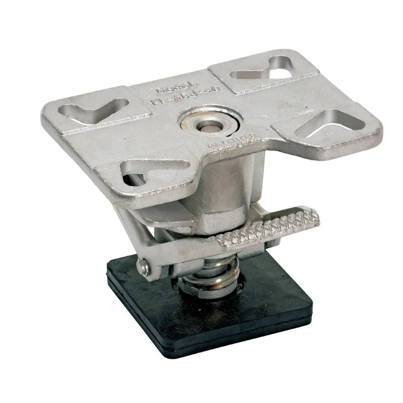 Vestil FL-ADJ-46-SS Stainless Steel Adjustable Floor Lock