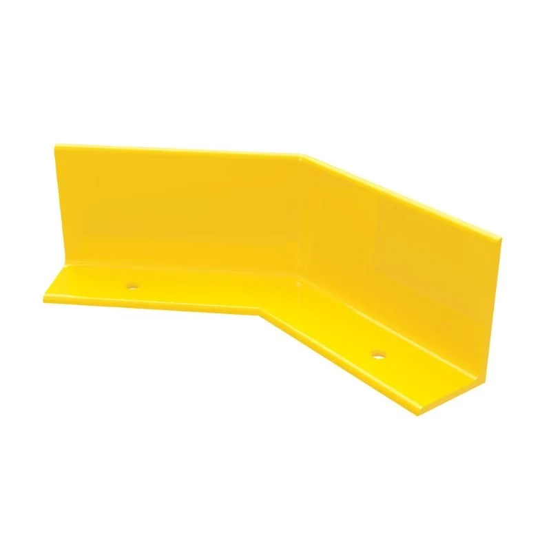 Vestil FSC-38-45D-YL Steel Floor Safety Curb