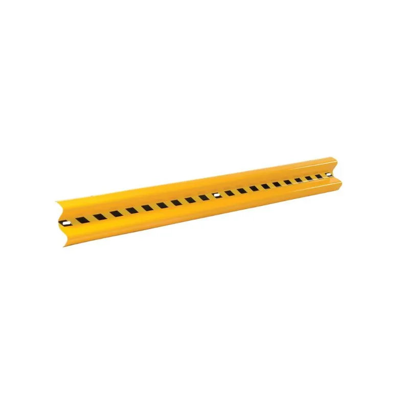 Vestil GR-H2R-BO-10-YL Steel Straight Guard Rail