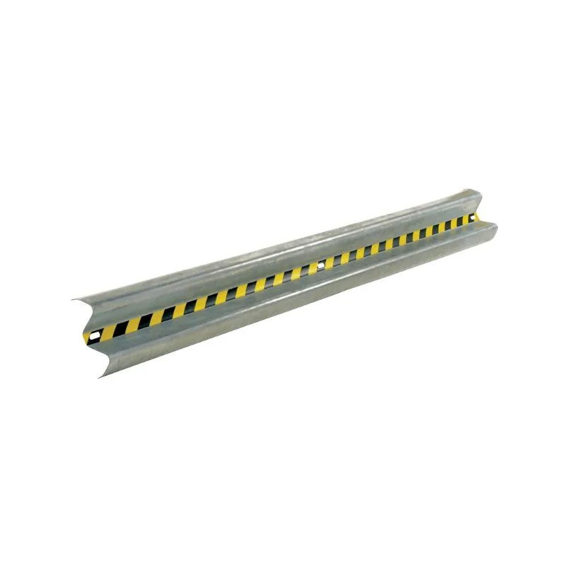 Vestil GR-H2R-BO-12-HDG Galvanized Steel Straight Guard Rail