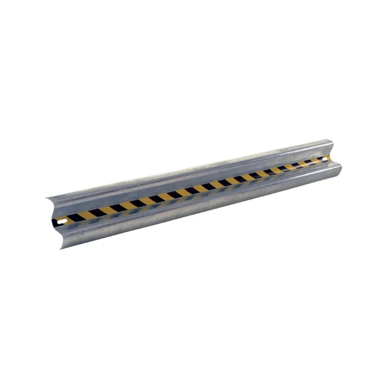 Vestil GR-H2R-BO-8-HDG Galvanized Steel Straight Guard Rail