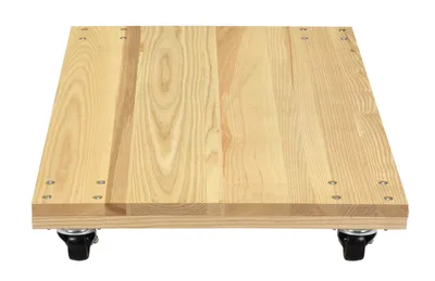 Vestil HDOS-2436-9-NM Hardwood Solid Deck Dolly