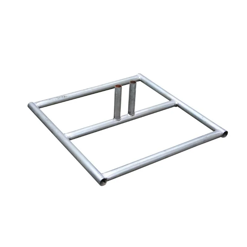 Vestil HRAIL-BASE Galvanized Steel Construction Safety Barrier Base
