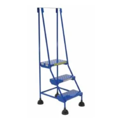 Vestil LAD-3-B-P Steel Commercial Spring Loaded Ladders