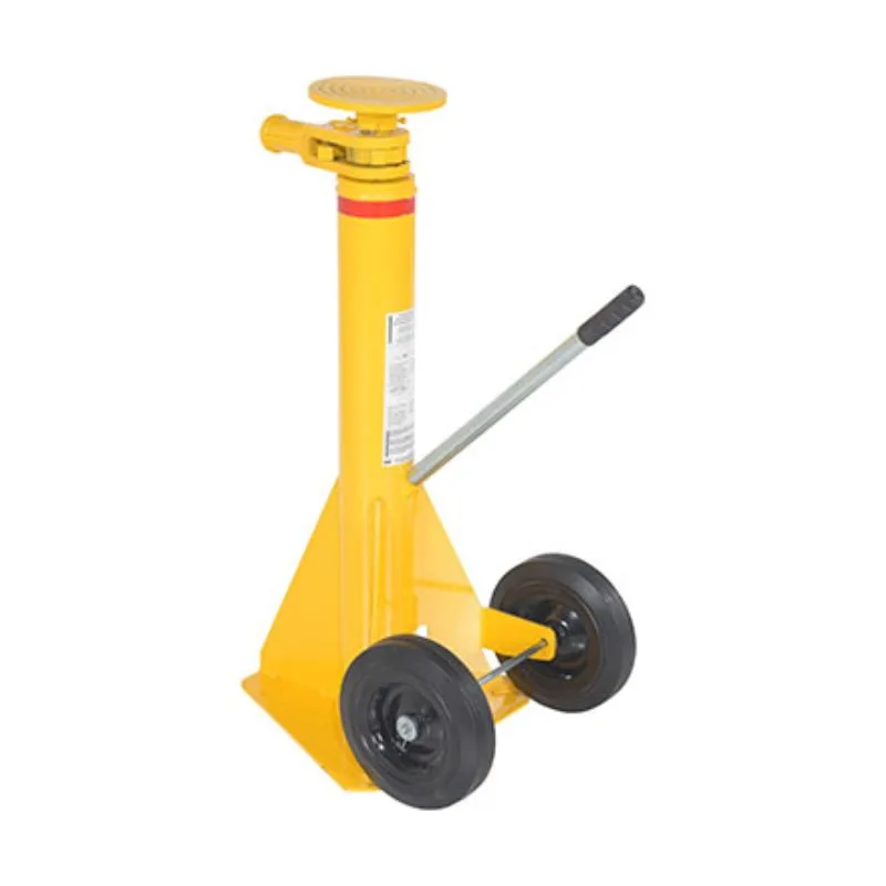 Vestil LO-J-100 Steel Trailer Stabilizing Ratchet Jack 50,000 Lb. Capacity