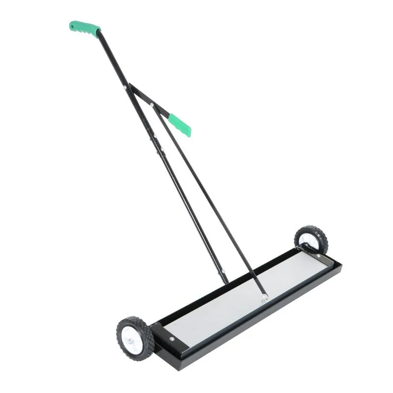 Vestil MPSR-36-B Magnetic Push Sweeper with Bended Handle 70 Lb. Capacity