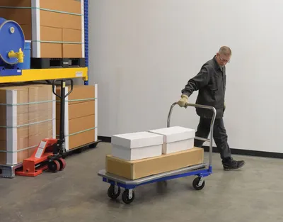 Vestil NPCT platform cart shown from an alternate angle