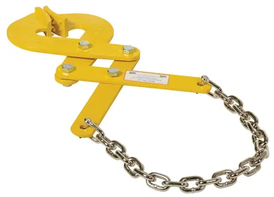 Vestil PAL-LP clamp shown from an alternate angle