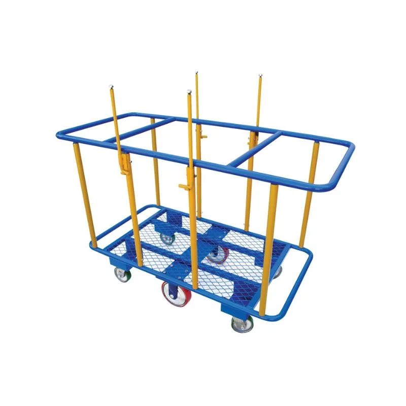 Vestil PANEL-H Steel Horizontal Panel Cart 63-12 In. x 32-116 In. x 51-38 In. 2000 Lb. Capacity