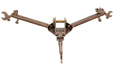Vestil PDL-800-M-BR drum handling equipment shown from an alternate angle