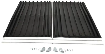 Vestil PLID-D-300 Polyethylene Heavy Duty D Style Hopper Lid