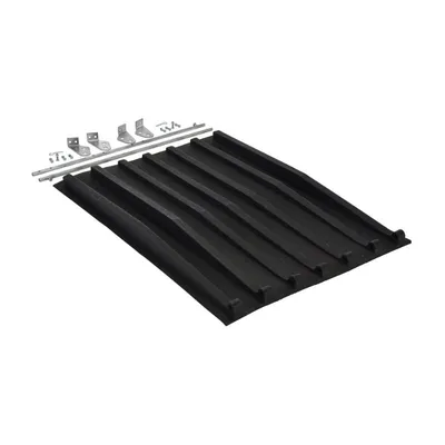 Vestil PLID-D-50 Polyethylene Heavy Duty D Style Hopper Lid
