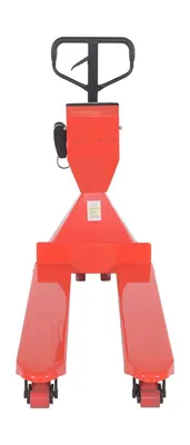 Vestil PM-2048-SCL-LP-PT pallet jack shown from an alternate angle