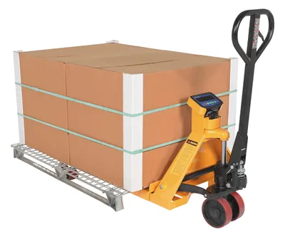 Vestil PM-2748-SCL-LP-E Steel Low Profile Economy Pallet Truck with Scale